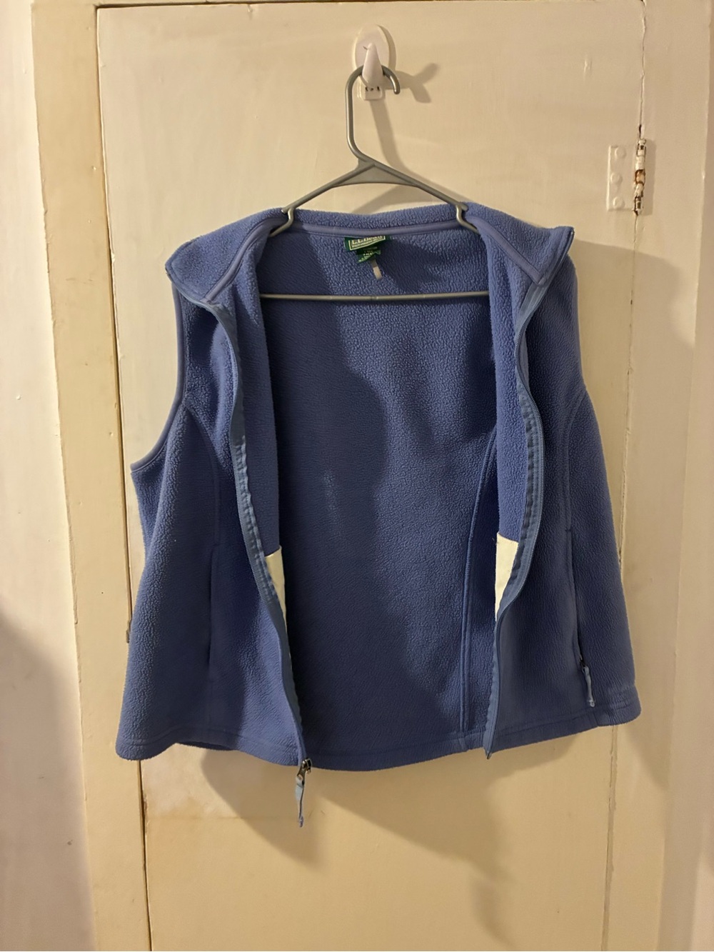 L.L. Bean Women's Periwinkle Blue Fleece Vest